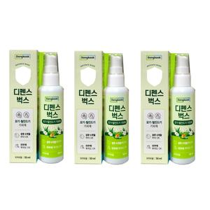 동국) 디펜스 벅스 50ml x 3팩 모기 털진드기 기피제