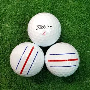 타이틀 ProV1x  ProV1 로스트볼  S급 30알  퍼터라인 삼선 인쇄 골프공