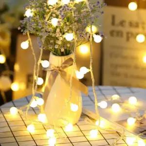 LED 앵두전구 캠핑 크리스마스 벽트리 알전구 줄조명 건전지 3m 6m 10m