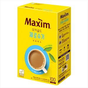 [10%중복쿠폰/최대3,000원]맥심 모카골드 제로슈거 커피믹스 100T//2개구매시 1000원DC