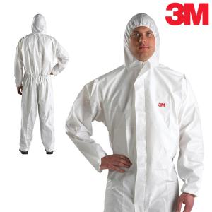3M 보호복 4510 실험복 방진복 전신보호 이중지퍼 정전기방지 미세분진