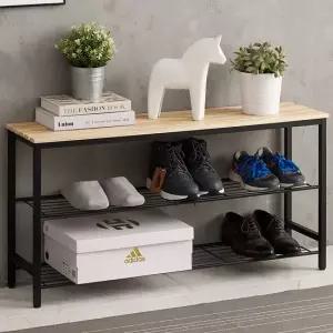 예다움 현관 신발 정리대 선반 3단 1000