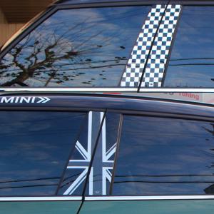 티볼리 레이 미니 B필러C필러 기둥몰딩/유니언잭 체커