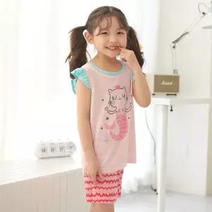 [보리보리/마벨슈슈]마벨슈슈 아동 나시 러닝 바닷속캣츠 쿨자가드 민소매세트