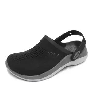 크록스 라이트라이드 360 남성 여성 공용 클로그 샌들 슬리퍼 아쿠아슈즈 블랙 그레이 206708-0DD