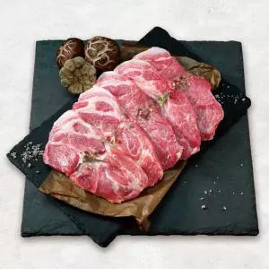 [국제식품] 우리돼지 한돈 냉장 목살 400g(구이용,바베큐용)