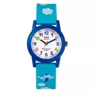 [큐앤큐] VR99J-005Y 어린이 초등학생 캐릭터 학습 시계