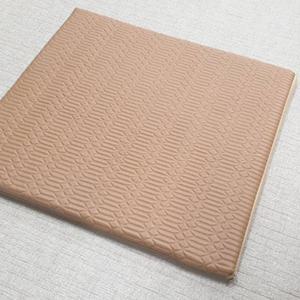 레자 자동차방석 지퍼있는 사각 사무실의자방석 좌식 합성피혁 국산