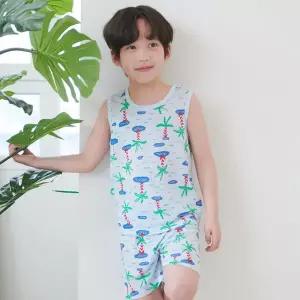 [보리보리/마벨슈슈]마벨슈슈 하와이 쿨업자가드 민소매세트