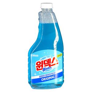 윈덱스 유리세정제 스프레이 500ml 리필 1개