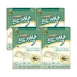 컴배트 진드기싹 시트 4입 (RRP 타입), 4개