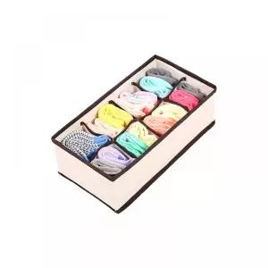 [제이큐]칸막이 부직포 속옷정리함 보관함 8칸 DD-10102 X ( 3매입 )