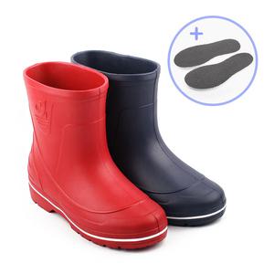 알파슈 EVA 반장화 - 초경량 남성 방수 작업화 주방화 남녀공용 발목장화