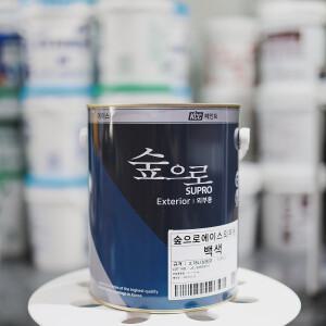 KCC 숲으로외부용플러스 무광 백색 3.78L 콘크리트 담장 시멘트 친환경 외벽페인트
