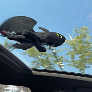 썬루프 자동차 상단 장식 투슬리스 인형 외부 액세서리 오토바이 헬멧 범용