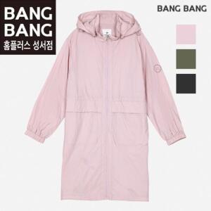 뱅뱅 HC04 봄여성후드롱바람막이야상 사파리점퍼 중기장 후드 탈부착 사파리 자켓 NUM