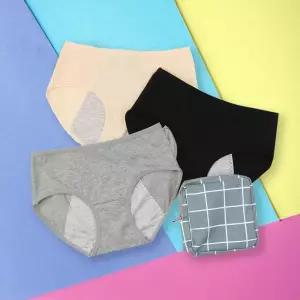 르브니 주니어 위생팬티 여아 생리속옷 파우치동봉 CW세이프3종