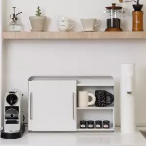 마치 슬라이딩 철제 수납장 조미료 양념통 영양제 보관 선반