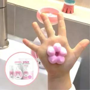 30초면 색이변하는 알록달록 꽃모양 거품형 컬러 핸드워시 손세정제 물비누 핸드솝 SET