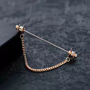 남성용 정장 슈트 클래식 넥타이 카라핀 체인카라바 셔츠핀 카라클립 셔츠깃 정장악세사리 브로치 고정 슈