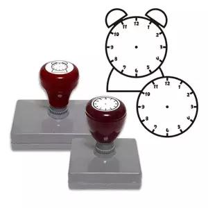 [하프클럽/알티피아]만들기대장 도장 시계스탬프 알람시계 반품불가