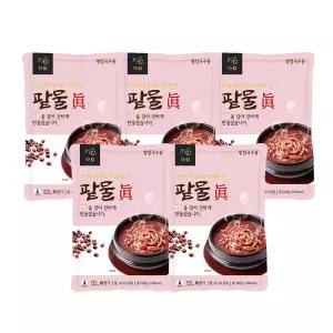 다림죽 다림 팥물 진 5인분 500g x 5팩 (면 새알 미포함)