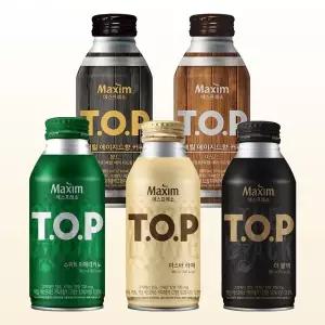 TOP 티오피 380ml x 24캔/블랙 스위트아메리카노 라떼 택 1