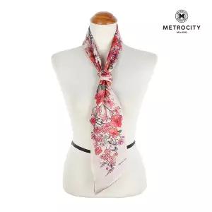 [메트로시티]샤인플로 실크 스카프 MSFD-4016