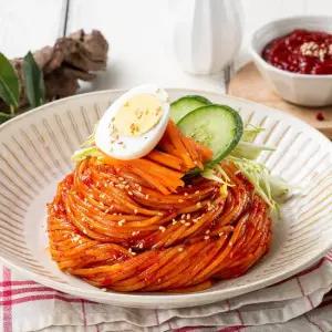 쫄깃한 생 쫄면 2kg(10인분)+양념장 500gx2병