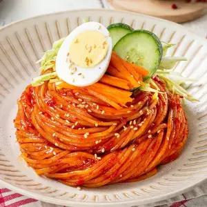 [푸드앳홈]쫄깃한 생 쫄면 2kg(10인분)+양념장500gx2병