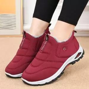 [오노마] ONM 여성 방한화 털안감 슬립온 디자인 편한 패딩부츠 ZG-