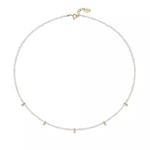 [세그먼트에이](강남점)14K 랩다이아 멜리참 밥풀진주 목걸이(LD23029N)