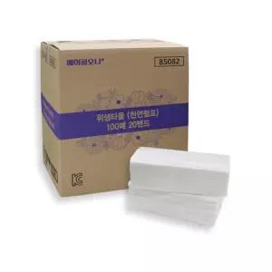 메이피오니 천연펄프 무형광 위생타올 2000매 1박스/페이퍼/타올/핸드/종이/위생/화장실/업소용/대용량