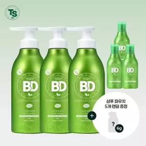 [TS트릴리온]TS비디샴푸 500g*3개+TS비디샴푸 100g*3개+6g파우치*5개 램덤증정