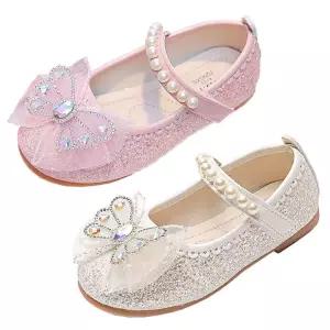키즈트리 여아 아동 유아 키즈 초등 학생 플랫 슬립온 아동화 공주 반짝 구두 XZ-519