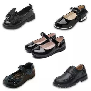 키즈트리 여아 아동 유아 어린이 키즈 주니어 남아 초등 학생 정장 콩쿨 연주회 화동 블랙 단화 구두 합창단 교복 검정 로퍼