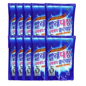 빨래액체세제 물비누 빨래대장 리필용 1kg X 10개입