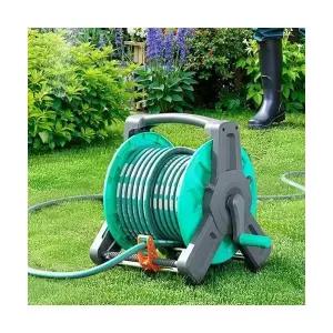 워터조이 고급형 자동정리 물 호스 호수 릴 세차 정원 베란다 20M