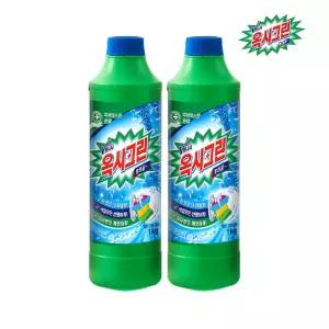 옥시크린 분말 표백제 용기 1kg x2개 산소계 가루표백제