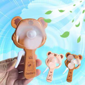 카피바라 손선풍기 자가발전 수동 휴대용 단체선물