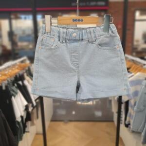 에스핏 HC08 롤업 3,5부 데님PT 에스핏주니어 여아/여름데님팬츠  SJZ304 FJPT47