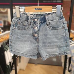 에스핏 HC08 구제 3,5부 데님PT 에스핏주니어 여아/여름데님팬츠  SJZ304 FJPT49