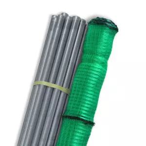 동물방지망 노루망 1.2m x 50m+파이프 지지대 1.5m x 20개 지주대 울타리망