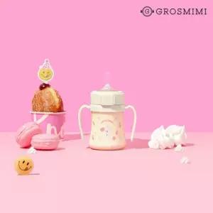 노티드 크림버니 PPSU 빨대컵 유아컵 아기물병 200ml