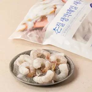 [냉동][페루] 손질 생칵테일 새우 (소) (31-40, 450g)