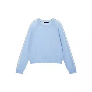 [하프클럽/]() 테이프얀 라인 니트(AX05KP23M)