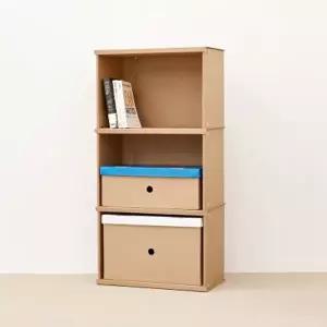 페이퍼팝 종이 책장 ㅁㅁㅂㅂ 3단(가로54)