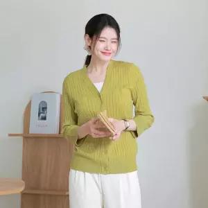 [최초가 99 000원]지젤 골지 니트 가디건 4종세트