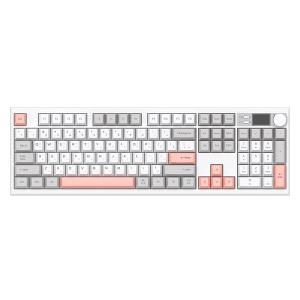 앱코 AS104 오피스네비게이터 유무선 기계식 핑크그레이 (딥 사운드축)