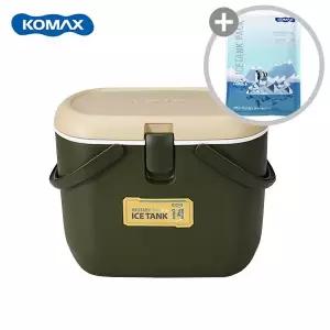 코멕스 아이스탱크 밀리터리그린 아이스박스 14L (+아이스팩)